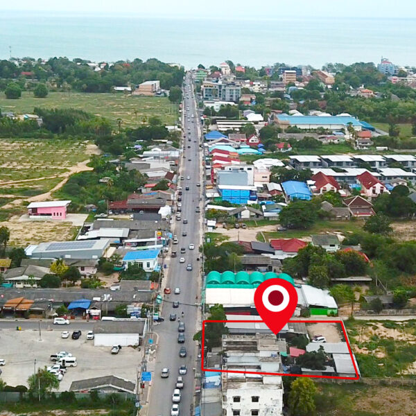 ขาย ที่ดิน ถมแล้ว ติดถนน2ด้าน (451ตร.ว.) ชะอำ เพชรบุรี ห่างจากหาดชะอำ1.2กม. ทำเลดีมาก!!