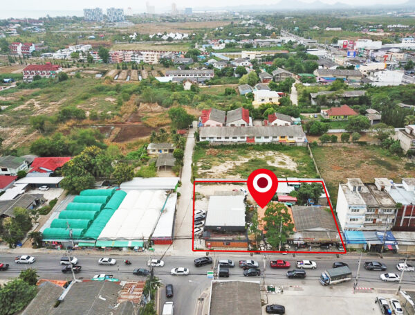 ขาย ที่ดิน ถมแล้ว ติดถนน2ด้าน (451ตร.ว.) ชะอำ เพชรบุรี ห่างจากหาดชะอำ1.2กม. ทำเลดีมาก!!