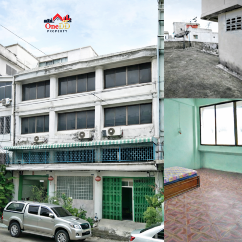 ขายอาคารพาณิชย์ 3 คูหา 3.5 ชั้น ถ.พระราม2 ซอย 69 แยก 5 (113 ตร.ว.)